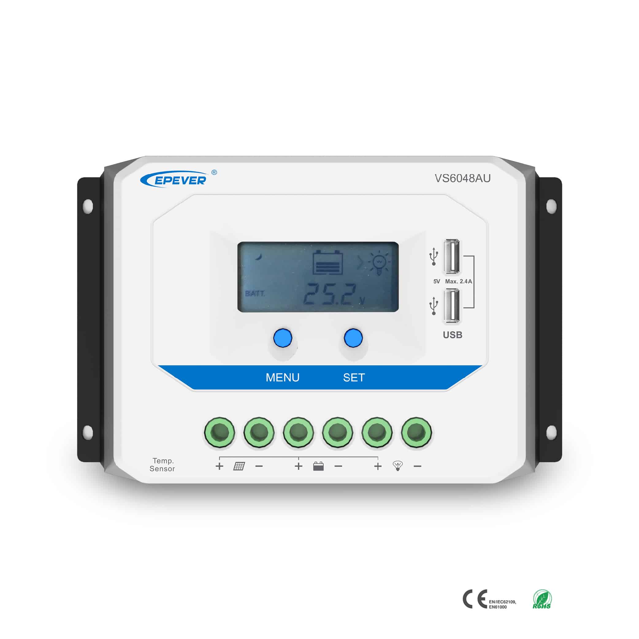 VS-AU Series(10~60A) PWM Charge Controller